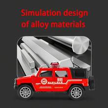 1 Zinc Alloy Off-Road Vehicle Model, 1:36 Scale, Retractable Sports-Themed Toy, A Durable Collectible Car Display Gift For Boys And Children, Available In White, Red, And Black (Some Styles Will Be Randomly Dispatched) - Multicolor - View 5