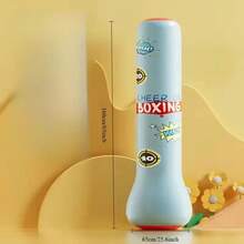 PVC加厚儿童拳击柱，青少年充气式拳击沙袋，健身拳击沙袋，不易塌陷。可加沙加水。