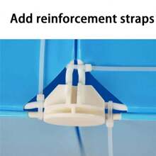 Small Cat Fence, Foldable Guinea Pig/Rabbit Cage, Indoor Removable Balcony Half Enclosed Pet Fence, Space Saving