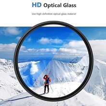 CUELY Camera UV Filters 49/52/55/58/62/67/72/77/82mm, Mirrorless & DSLR Camera Lens Protection Filters, Suitable For Canon, Nikon, Fujifilm, Sigma And More