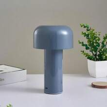 1 pezzo Lampada da tavolo a fungo a LED, lampada da comodino per camera d'albergo, lampada da scrivania, lampada moderna e minimalista per decorazione