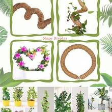 1 pieza/2 piezas Postes de musgo flexibles para plantas, plantas Monstera, soporte para plantas trepadoras, plantas de interior, plantas en maceta, estantes de soporte - marrón - Ver 4