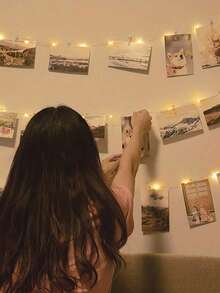 20/50/100 قطعة مشابك صور صغيرة، مشابك تعليق بلاستيكية شفافة قابلة للضغط، مشابك تعليق المناشف والملابس، مشابك DIY لحائط الصور ديكور المنزل - شفاف - مشاهدة 3