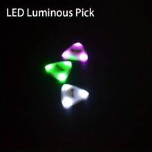 Pickpal LED Light With Color Choice (White/Green), Vocal Guitar Pick, Long Battery Life, Pickpal - trắng - Xem 3