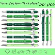6/12/30 buah Pulpen Ballpoint Logam Kustom Personalisasi, Tulisan Halus, Alat Tulis Kantor Sekolah dan Bisnis, Tinta Hitam, Hadiah Personalisasi, Kembali ke Sekolah, Terukir, Hadiah Apresiasi Karyawan - MultiWarna - View 7