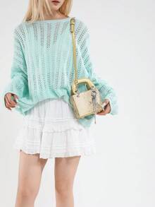 Mini New Snake Skin Pattern Clutch Bag, Decorative Accessories, Personalized Shoulder/Crossbody/Handbag - Gold - View 2