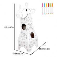 Suministros DIY de graffiti 3D para niños (pintables, ensamblables), papelería de artes y manualidades, desarrolla habilidades prácticas, bolígrafos de colores para dibujar y reescribir, adecuado para interiores/exteriores, útiles escolares, juego de graffiti, suministros de pintura creativa, gran regalo para niños de vuelta al colegio, fiestas, cumpleaños