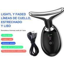 Masajeador Reductor De Papada Cuello Antiarrugas - Negro - Ver 3