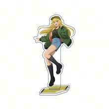 Figura de acrílico con soporte de llavero del personaje Hibino Kafka del anime y juego Kaijū No. 8, acción, cosplay, exhibición de escritorio, regalo para fans