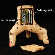 Nuovi regali di Natale per Halloween, mano che striscia, dolcetto o scherzetto elettrico, festa della palma di Halloween, parodia della mano rotta, regali di Natale, regali di Natale divertenti e originali, adatti per la famiglia e gli amici.