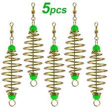 5入組垂釣套裝包括餌陷阱,喂食器,鯉魚捕魚裝置,支架,餌籠子,魔術魚陷阱