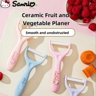 Sanrio Sanrio Kuromi, My Melody, Pompompurin keramische dunschiller, Huiskeuken schilmesje cartoon groenteschiller