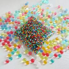 50,000pcs, 7-8mm Jelly Beads, 50,000pcs 7-8mm Water Beads, Multi-Color, Approx. 250g 8-Color Decoration Set Best Gifts Birthday Graduation