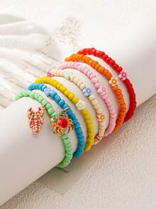 1pc Fashion New Dopamine Color-Matching Minimalist Fashion Versatile Summer Essential - Multicolor - View 5