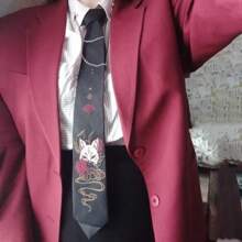 Anime Tie Neck Cosplay JK Uniform Shirt Clothing For Men Women Jacquard Ties Costume Accessories Props
