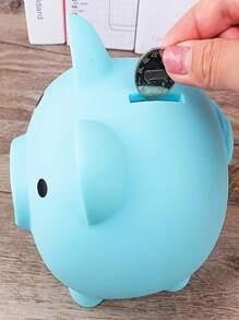 1 pieza Hucha linda, diseño anti-caída, adecuado para hombres y mujeres. Esta mini hucha de estilo de dibujos animados combina creatividad y practicidad, convirtiéndola en un excelente regalo de cumpleaños