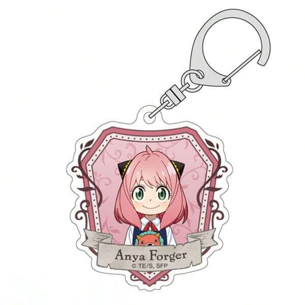 bandai 2D Anime Character Model Anime Party Gifts Original Acrylic Key Chain SPY*FAMILY Loid Forger Yor Forger Cute Y2K Cartoon Pendant, Suitable For Shoulder Bags And Backpacks And Keys, The Perfect Gift For Fans, Cosplay Party Decoration Pendants Car Pendants Creative Anime Derivatives, Japanese Comic Pendants, Senior Anime Fans Collections, Otaku Series Gifts , Cheap Holiday Gifts