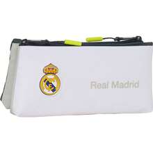 Real Madrid حقيبة أدوات الزينة ريال مدريد 25/26 - صغيرة وخفيفة الوزن - حقيبة أدوات الزينة مع إغلاق بسحاب وبطانة داخلية وحجرة واسعة - حقيبة أدوات الزينة بتصميم حصري وأصلي ⚫ شحن مجاني ✅ التوصيل خلال 24/48 ساعة إلى إسبانيا (شبه الجزيرة) - حقيبة أدوات الزينة الصغيرة المزدوجة - مشاهدة 3