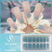 Dark Gradient French Tip Nail Stickers – Self-Adhesive Full Cover Nail Wraps For Ombre Look – Easy To Apply, Long-Lasting, Chip-Resistant Design – Perfect For DIY Manicures, Nail Art Lovers, Busy Schedules, And Effortless Glam For Work, Parties, Or Everyday Style - Multicolor - View 11