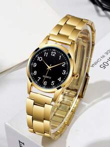 1PC Women's Minimalist Quartz Watch, Fashionable And Minimalist Circular Digital Scale Alloy Steel Strip Watch, Suitable For Daily And Holiday Wear, The Best Gift For Women. - Silver - View 12