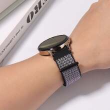 20mm 22mm Nylon Band For Galaxy Watch 7 6 5 4 FE 40mm 44mm/Galaxy 6/4 Classic 47mm 43mm/46mm 42mm/Watch 5 Pro 45mm/3 41mm/Active 2 Men/Women, Sport Loop Strap For Garmin Vivoactive 3/Forerunner 645 - 20, 22 Loops - View 5