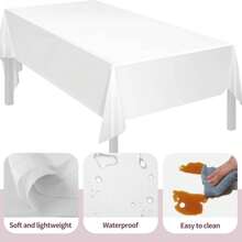 1/3/5 Stücke Rosa Serie Valentinstag Tischdecken, einfarbige Party Tischdecken, geeignet für Feiertags-Partys, Firmenzusammenkünfte, Outdoor-Picknicks und -Abendessen, tragbare und praktische Plastiktischdecken für Feiertage, Hochzeiten, Geburtstage und Feiertage - 137 cm x 183 cm, Valentinstag Tischdecken