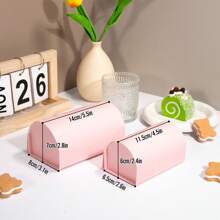 20pcs Customized Half-Circle Paper Boxes, Personalized Packaging Boxes, Elegant & Cute Gift Boxes, Suitable For Weddings, Birthdays, Parties, Candy Boxes