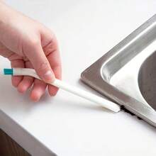 2-Piece Set Of Multifunctional Dual Head With Tail Scraper, Multi-Purpose Kitchen Cleaning Brush Set - Suitable For Cleaning Small Spaces, Corners, And Gaps - Easy To Clean, Perfect For Home Use - 白色 - 查看 2