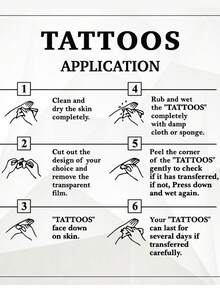 Custom Temporary Tattoos With YOUR Words Or Phrase - Personalized Tattoos - Fake Tattoos - Quote Tattoos - Phrase Tattoos - Word Tattoos - 5.7 Inches Long, Full A4 Sheet ( 8pcs- 24pcs, Due To The FONT And LENGTH Of The Text),Multi-Functional,Ornamental,Letter,Solid Color,Exquisite,Stylish,Vintage,Modern,Colorful,Leisure,Basics,Casual,Soft,Unique,Customized,Personalized,Custom,Ideal Gifts For Her,Girlfriend,Her,Boyfriend,Friends,Customized Temporary Tattoos,Street Casual Chic,Beauty & Health,Halloween Edit,Customized Headshots Tattoo Sticker - Multicolor - View 9