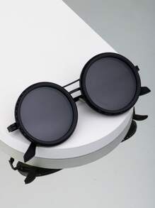 Neue retroartige einstellbare runde Steampunk Modebrillen für Herren, vielseitig für täglichen Gebrauch, Reisen, Outdoor, Strand, Lässig Party, elegantes Geschäftsleben, einzigartige Dekoration