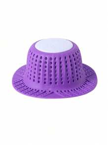 Universal Silicone Drain Hair Catcher - Flexible Bathroom Sink Cover For Pop-Up & Standard Drains, Leak-Proof Design Back To School