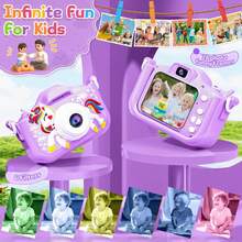 Kids' Camera, 1080P HD, 48MP, Video Recording Supported, Built-In Five Games, Perfect For Boys And Girls As Gifts For Children's Day, Christmas, Thanksgiving, Or Birthdays - Multicolor - View 5