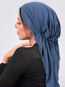 1 Stück eleganter Damenhut mit breiter Krempe und aufgerauter Oberfläche, weicher Turban-Kopfschmuck für Kleider - mehrfarbig - Übersicht 16