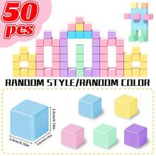 3+ Years Old Children Magnetic Building Blocks (2.0cm/0.78in), Magnetic Cube Sensory Gift, STEM Toy, Preschool Education Building Block Set, Perfect Holiday And Birthday Gift, Random Color - Multicolor - View 13