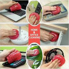 Car Cleaning Gel Detailing Putty Car Putty Auto Detailing Tools Car Interior Cleaner Cleaning Slime Car Accessories Keyboard Cleaner/NT WT: 5.6 Oz (160 Gr) - Màu Hoa hồng đỏ - Xem 7