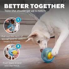 Outward Hound By Planet Dog Snoop Durable Interactive Treat Dispensing Dog Toy, Large, Blue - Yellow Nook (Tương thích với Snoop) - Xem 5