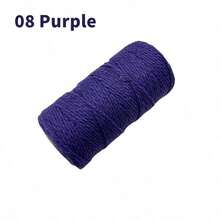 1卷/100米 109码宽2毫米 双股花边壁挂绳 DIY手工缝纫婚礼装饰绳丝带工艺配件 - 2mm*100M - 查看 24