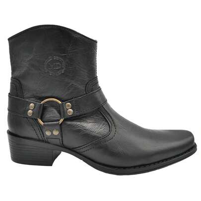  Botas Hombre Urban  Botin Rodeo Piel Vestir Comodas Básico Casual Cowboy Cremallera lateral Fiesta Exterior Oficina