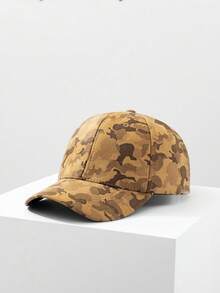 1 pieza Gorra de béisbol camuflaje, sombrero de protección solar unisex para primavera/verano para exteriores - Multicolor - Ver 19