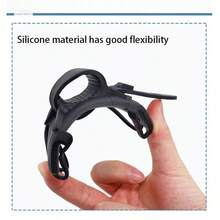 1 Stück Fahrrad-/Roller-Handyhalterung mit 360° Drehung, Silikonhalterung für Handy und GPS am Lenker für Fahrrad und Roller