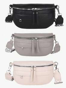 Sac à la taille  doux et pour femmes, sac de selle, nouveau sac polyvalent pour la poitrine, sac bandoulière croisé, sac de téléphone de voyage. - Multicolore - Voir 2