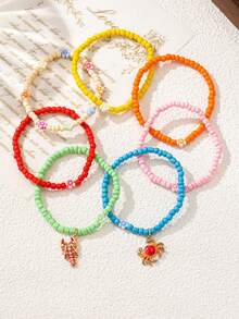 1pc Fashion New Dopamine Color-Matching Minimalist Fashion Versatile Summer Essential - Multicolor - View 2
