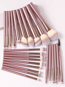 Set di 32/20/15 pezzi di ciuffi per trucco morbidi, ciuffo per cosmetici, bellezza, fondotinta, pennello per cipria, trucco, correttore, illuminante, ultra-soffio, capelli sintetici di alta qualità per il trucco quotidiano