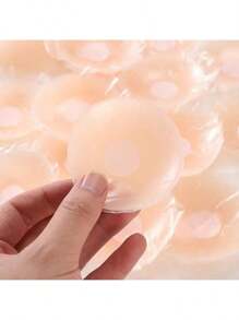 Premium 2-Pack Reusable Silicone Nipple Covers | Ultra-Comfortable Adhesive Pasties For Women, Offering A Smooth & Seamless Look Under Thin Fabrics | Ideal For Backless Dresses, Strapless Tops, Swimwear, Gym Wear, And Daily Use, Enhancing Natural Silhouette With Discreet Confidence.