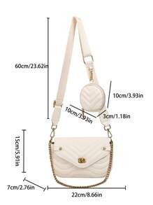 Bolso de hombro de mujer de nueva marca de diseñador, famoso, de PU, lujoso y de moda, estilo Ins