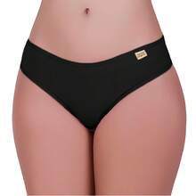 Kit Of 6 Panties For Everyday Use Women's Lingerie Comfort Smooth Microfiber Comfortable - 彩色 - 查看 10