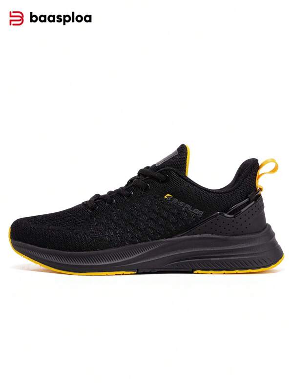 baasploa Chaussures de sport respirantes en maille pour hommes Baasploa, semelle souple, légères et antidérapantes, pour la course en extérieur, l'entraînement, la fitness et la marche de loisir. Baskets de marque