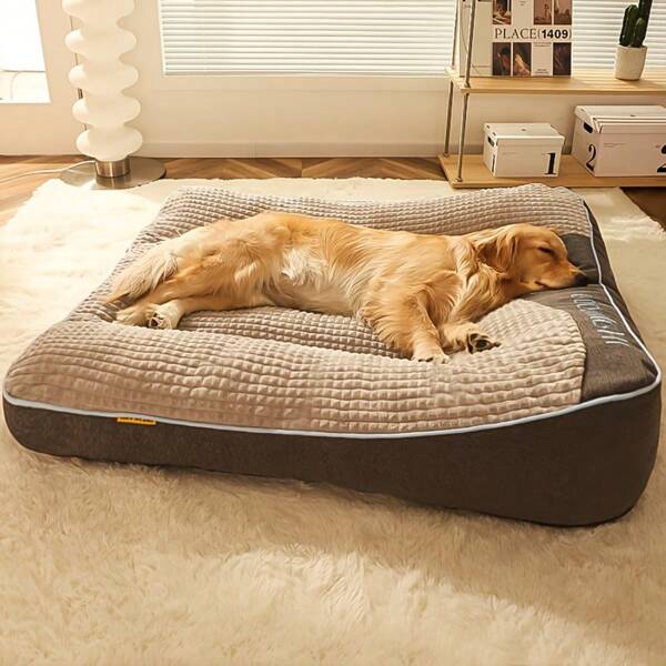 The Dog Bed Is Suitable For All Seasons, Suitable For Medium And Large Dogs. It Can Be Used As A Pet Sofa, Golden Retriever Dog Bed, Dog Mat, Dog Nest, And Winter Warm Sleeping Pad. It's Ideal For Puppy Owners.