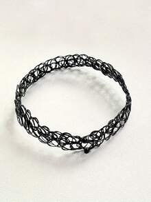 1/2 件简约鱼线颈链/吊坠项链，适合女士 - 彩色 - 查看 8