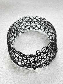 1/2 件简约鱼线颈链/吊坠项链，适合女士 - 彩色 - 查看 10